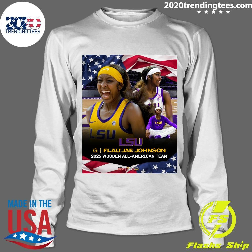 Flau’jae Johnson Named Wooden All-American at LSU Shirt
