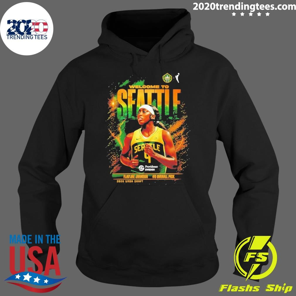 Flau’jae Johnson Seattle Storm Inspired Wnba Basketball Shirt