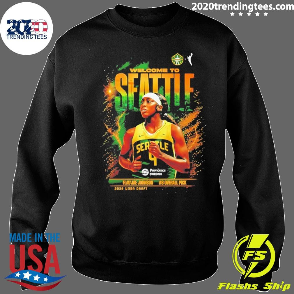 Flau’jae Johnson Seattle Storm Inspired Wnba Basketball Shirt