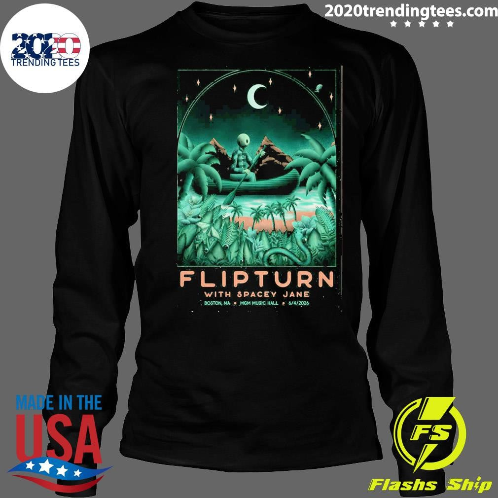 Flipturn With Spacey Jane Boston, Ma Mgm Music Hall June 4, 2026 Shirt