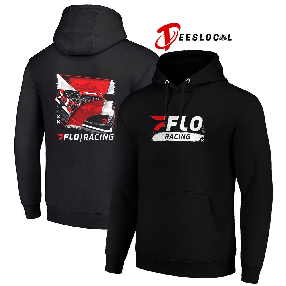 Flo racing car racing graphic shirt