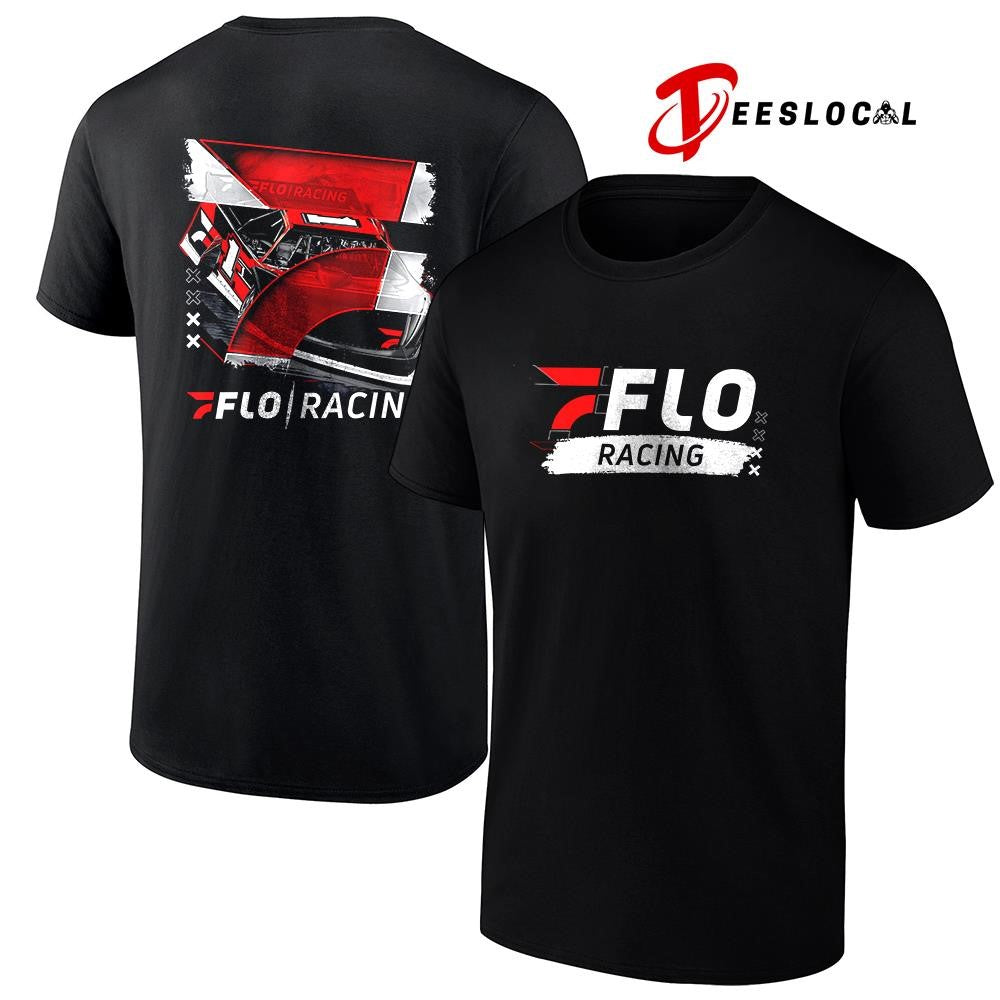 Flo racing car racing graphic shirt
