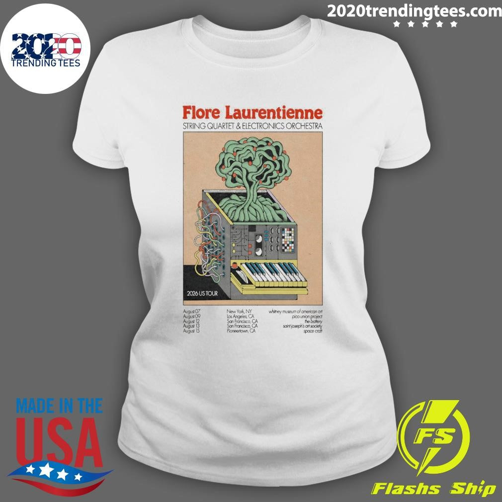 Flore Laurentienne String Quartet & Electronics Orchestra US 2026 Shows Shirt