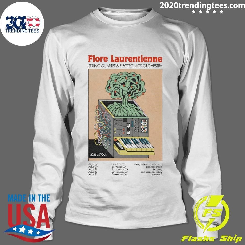 Flore Laurentienne String Quartet & Electronics Orchestra US 2026 Shows Shirt