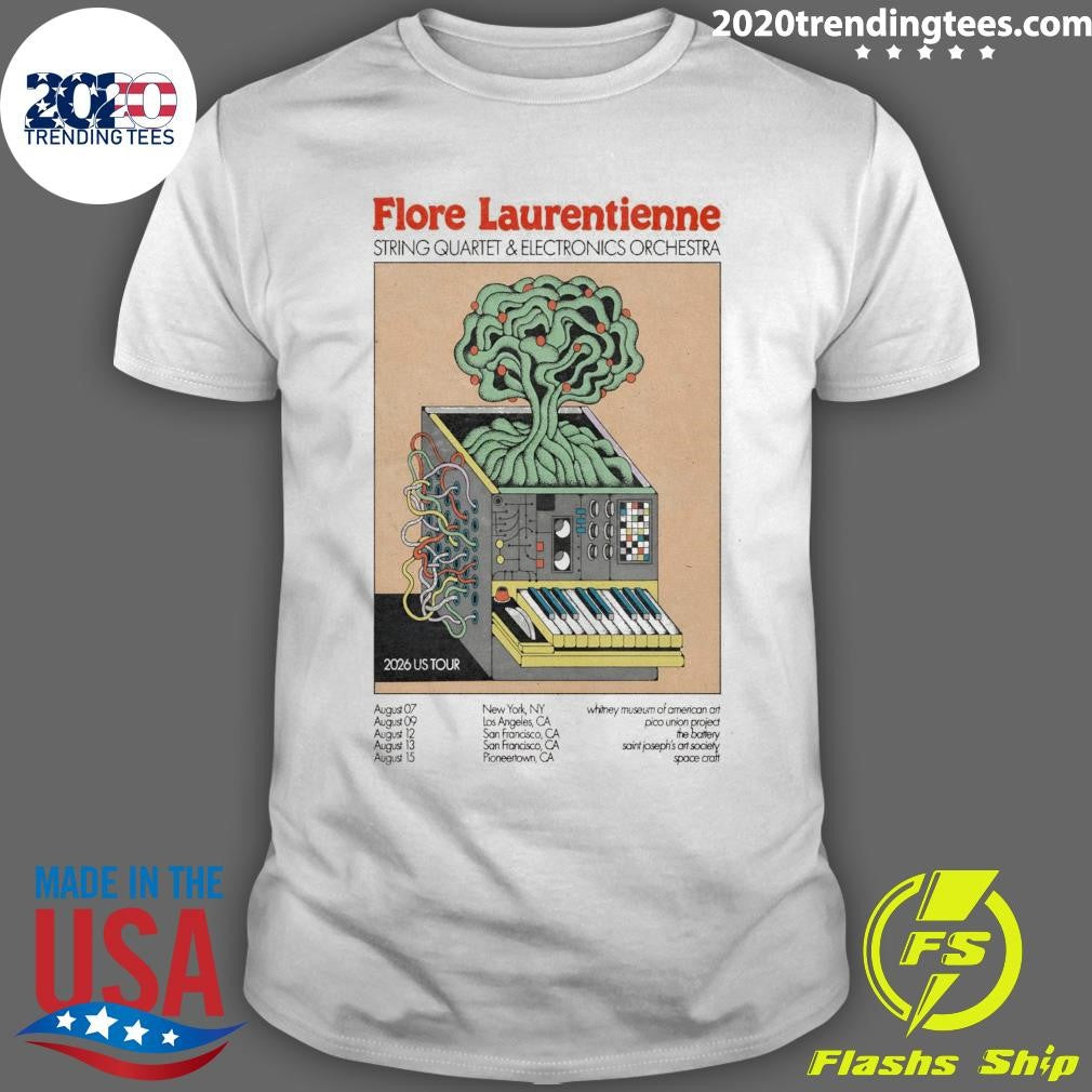 Flore Laurentienne String Quartet & Electronics Orchestra US 2026 Shows Shirt