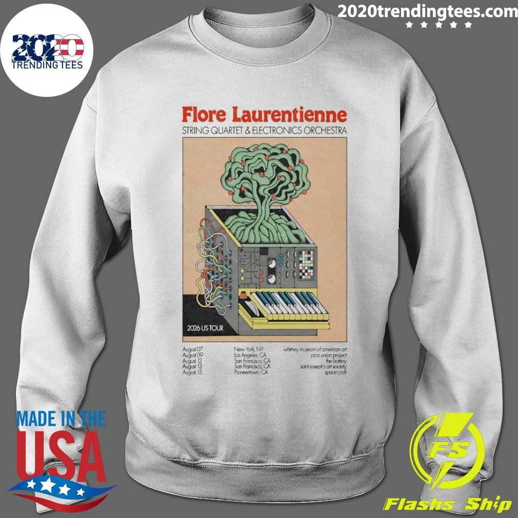 Flore Laurentienne String Quartet & Electronics Orchestra US 2026 Shows Shirt