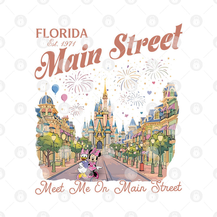 Florida Est 1971 Meet Me On Main Street T Shirt
