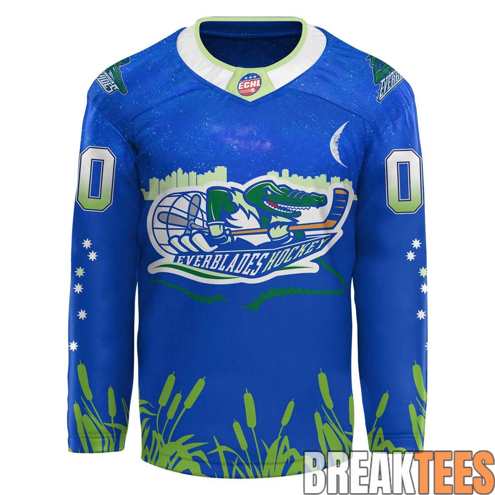 Florida Everbladess Home 239 Hockey Jersey