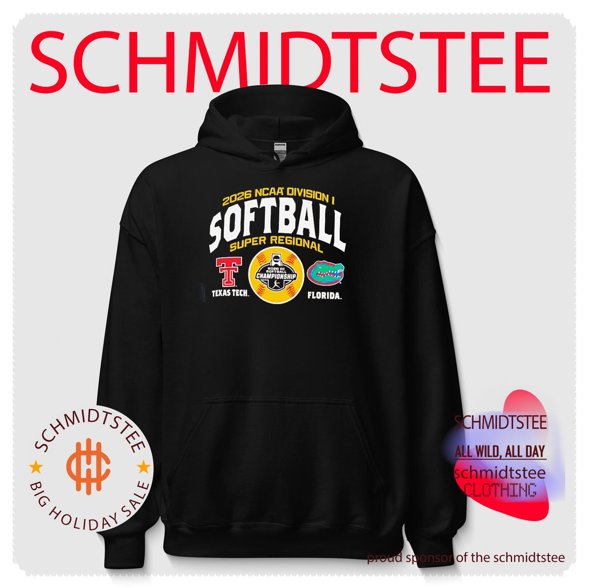 Florida Gators vs. Texas Tech Red Raiders 2026 NCAA Softball Super Regional Matchup shirt