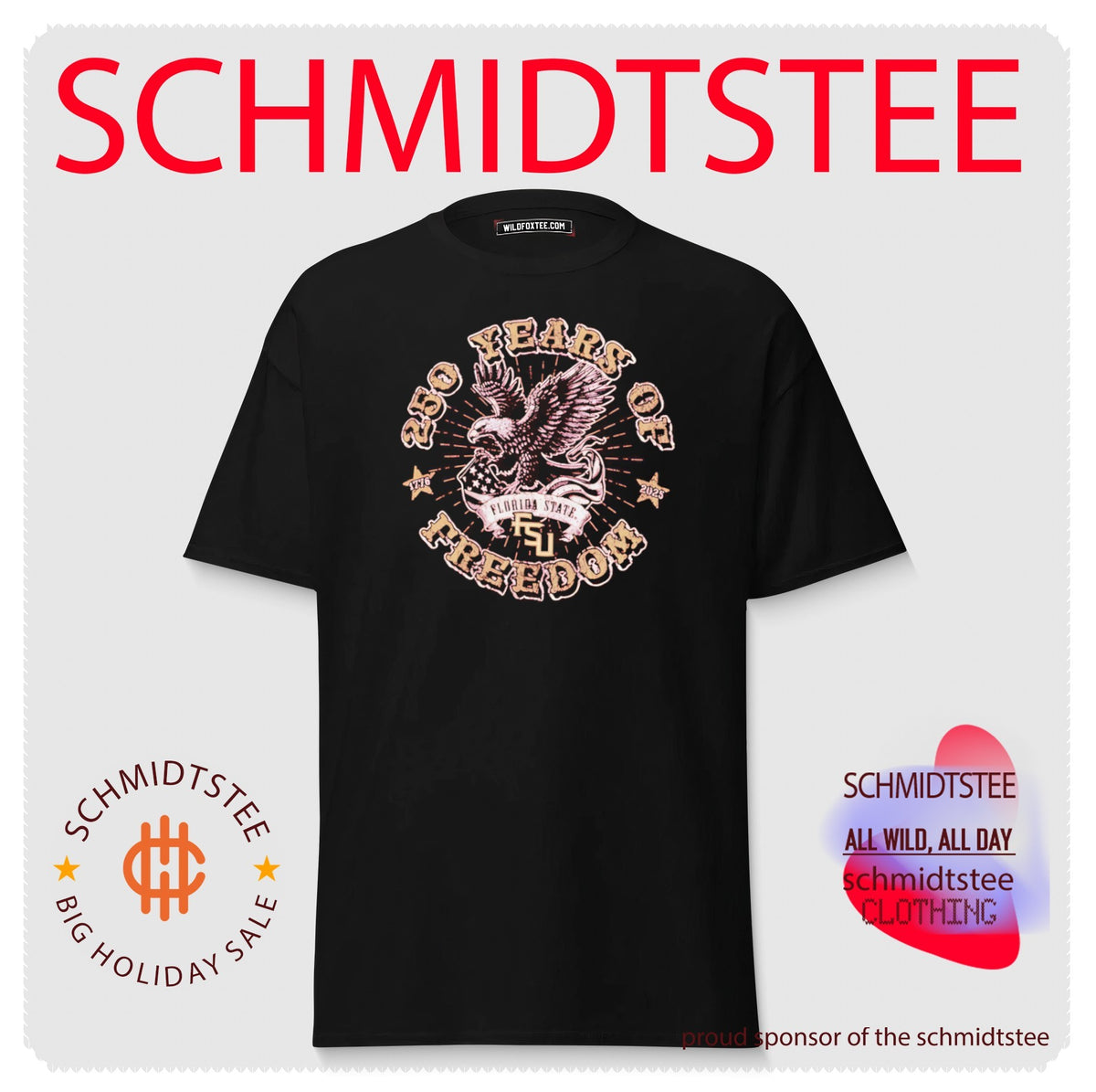 Florida State Seminoles Americana 250 Years of Freedom Tonal shirt