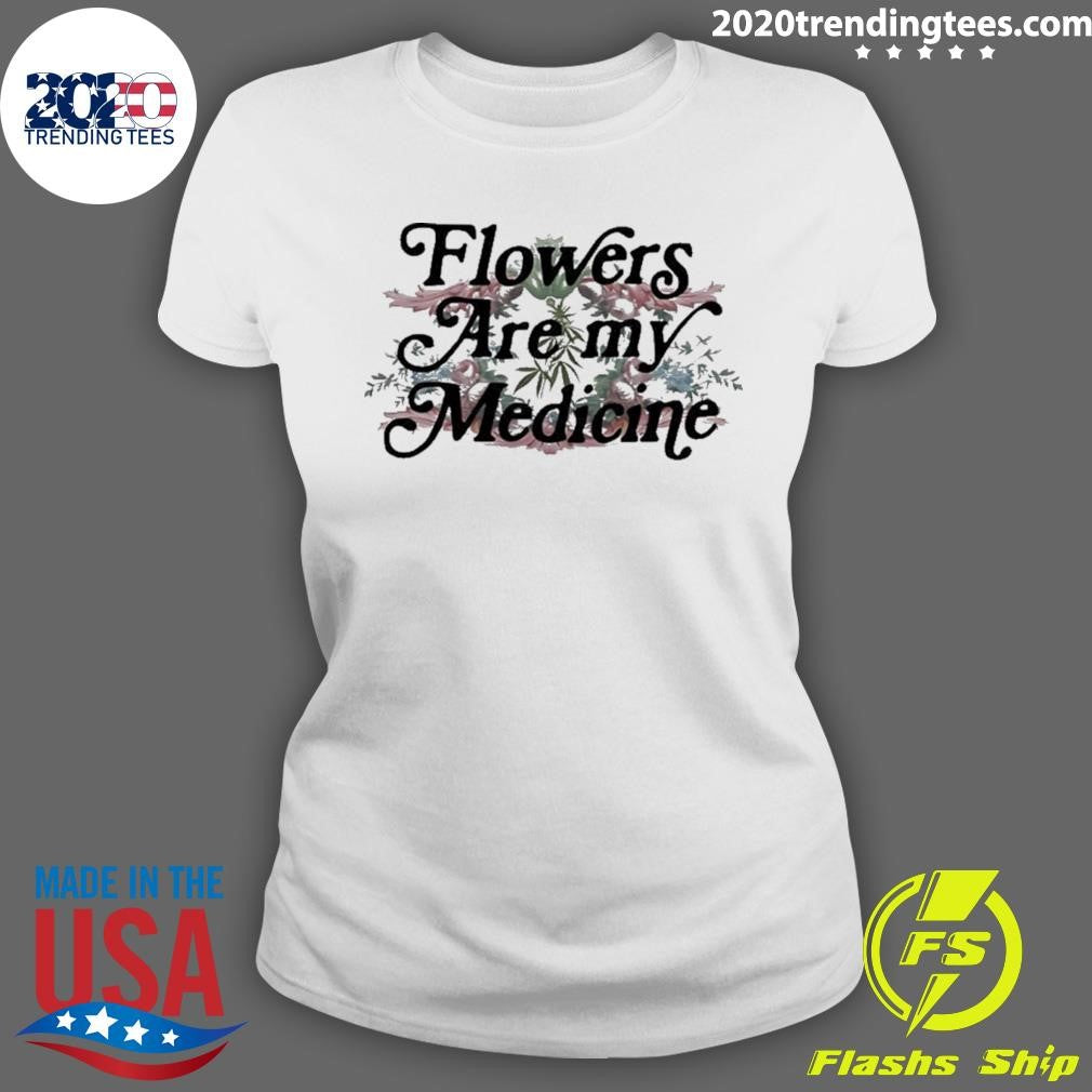 Flowers Are My Medicine X Garden State Hemp Shirt