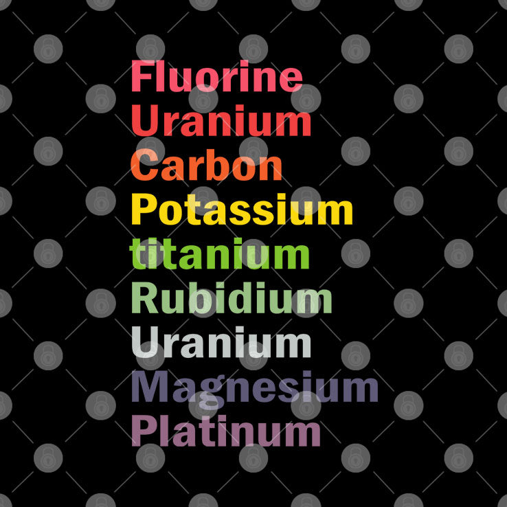 Fuck Trump Fluorine Uranium Carbon Potassium Titanium Rubidium T Shirt