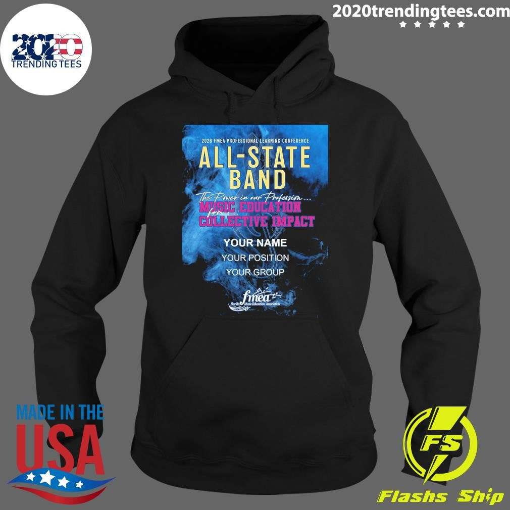 Fmea All-State Band 2025-2026 Music Education Collective Impact Shirt