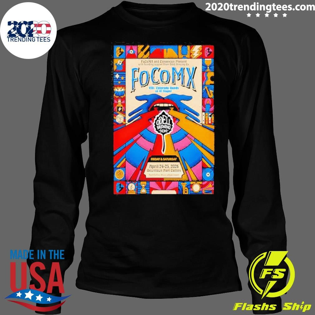FocoMX April 24-25, 2026 Downtown Fort Collins, CO Shirt