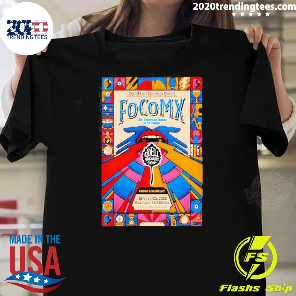 FocoMX April 24-25, 2026 Downtown Fort Collins, CO Shirt