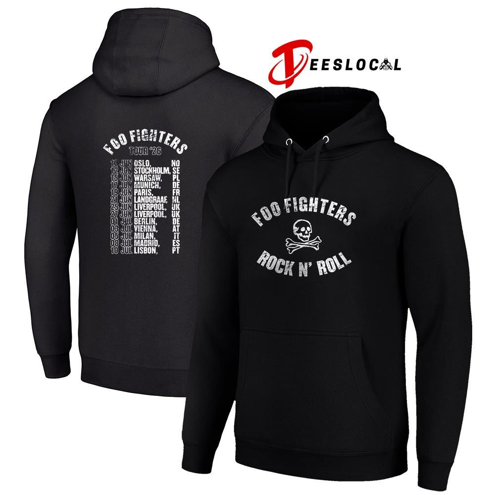 FooFightersRockn’skeletontourdatesscheduleshirt