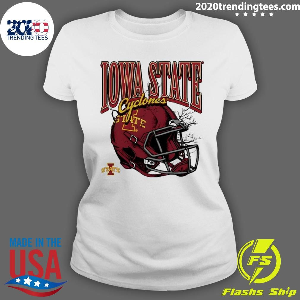 Football Iowa State Cyclones Vintage Helmet Shirt