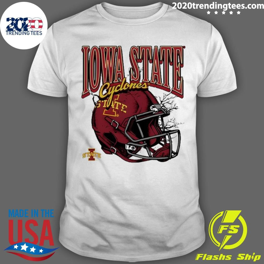 Football Iowa State Cyclones Vintage Helmet Shirt