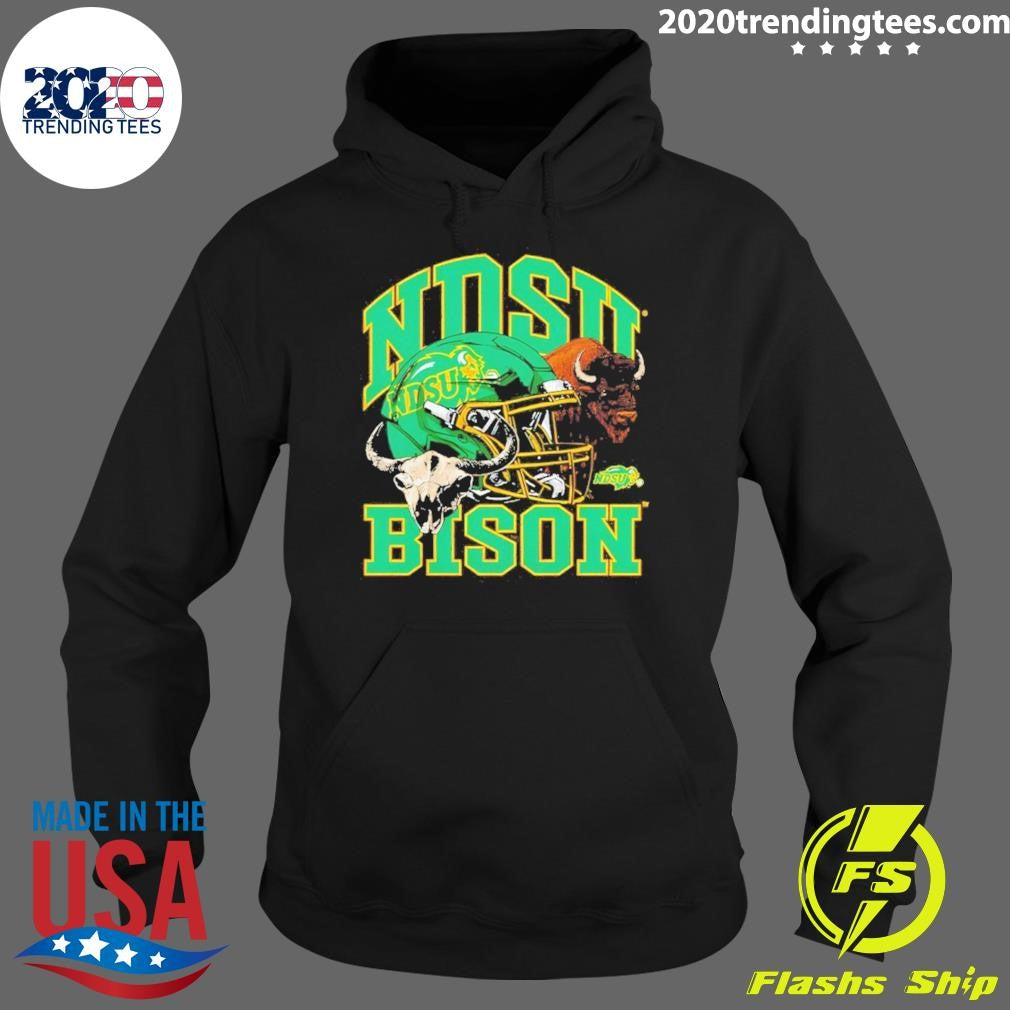 Football Ndsu Bison Vintage Helmet Shirt