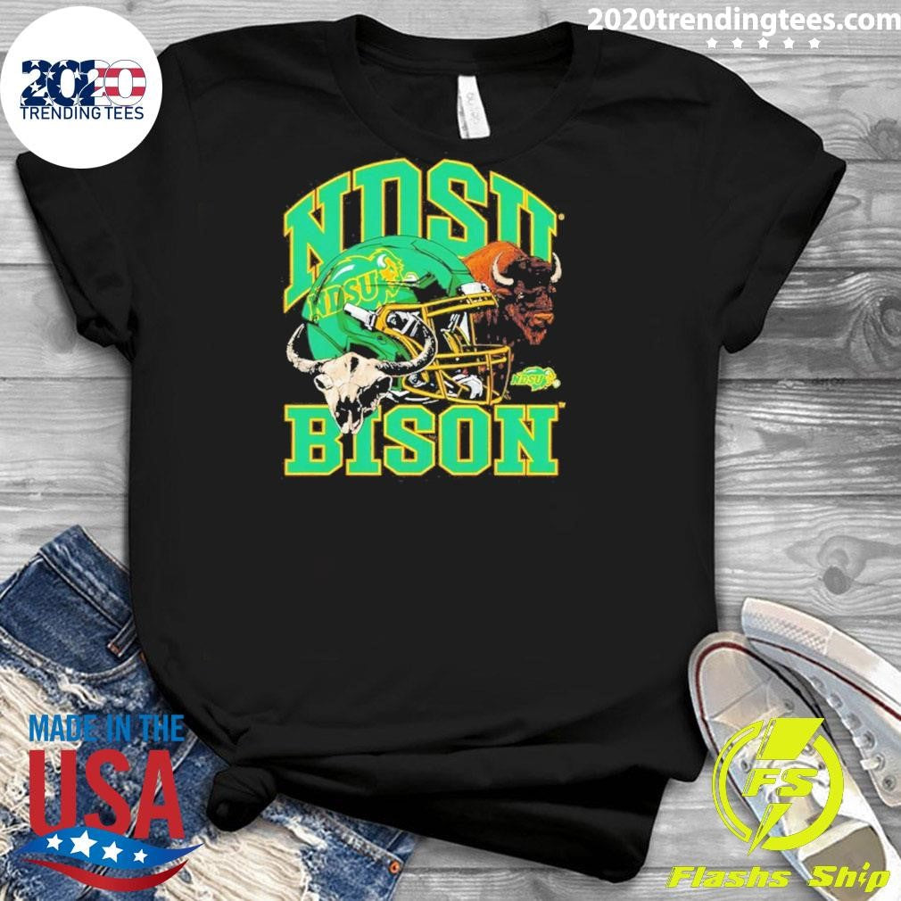 Football Ndsu Bison Vintage Helmet Shirt
