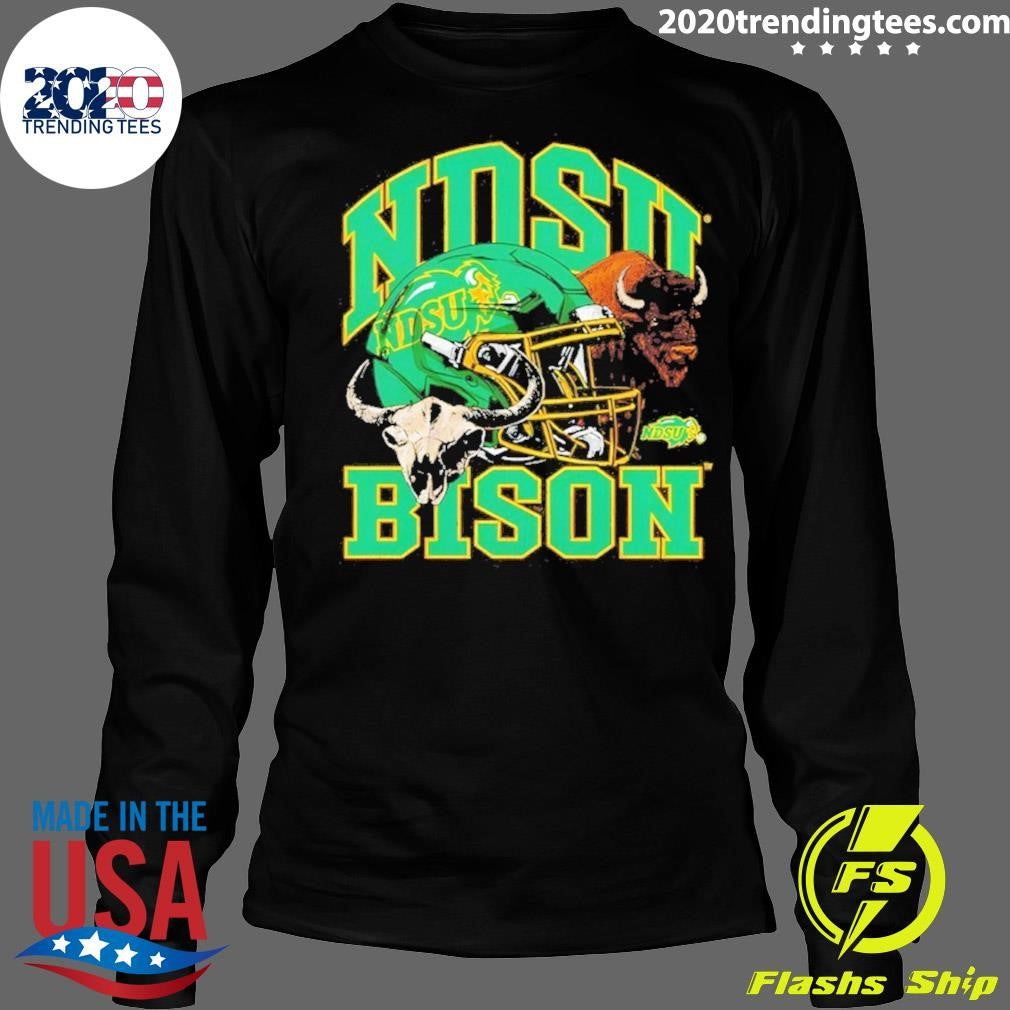 Football Ndsu Bison Vintage Helmet Shirt