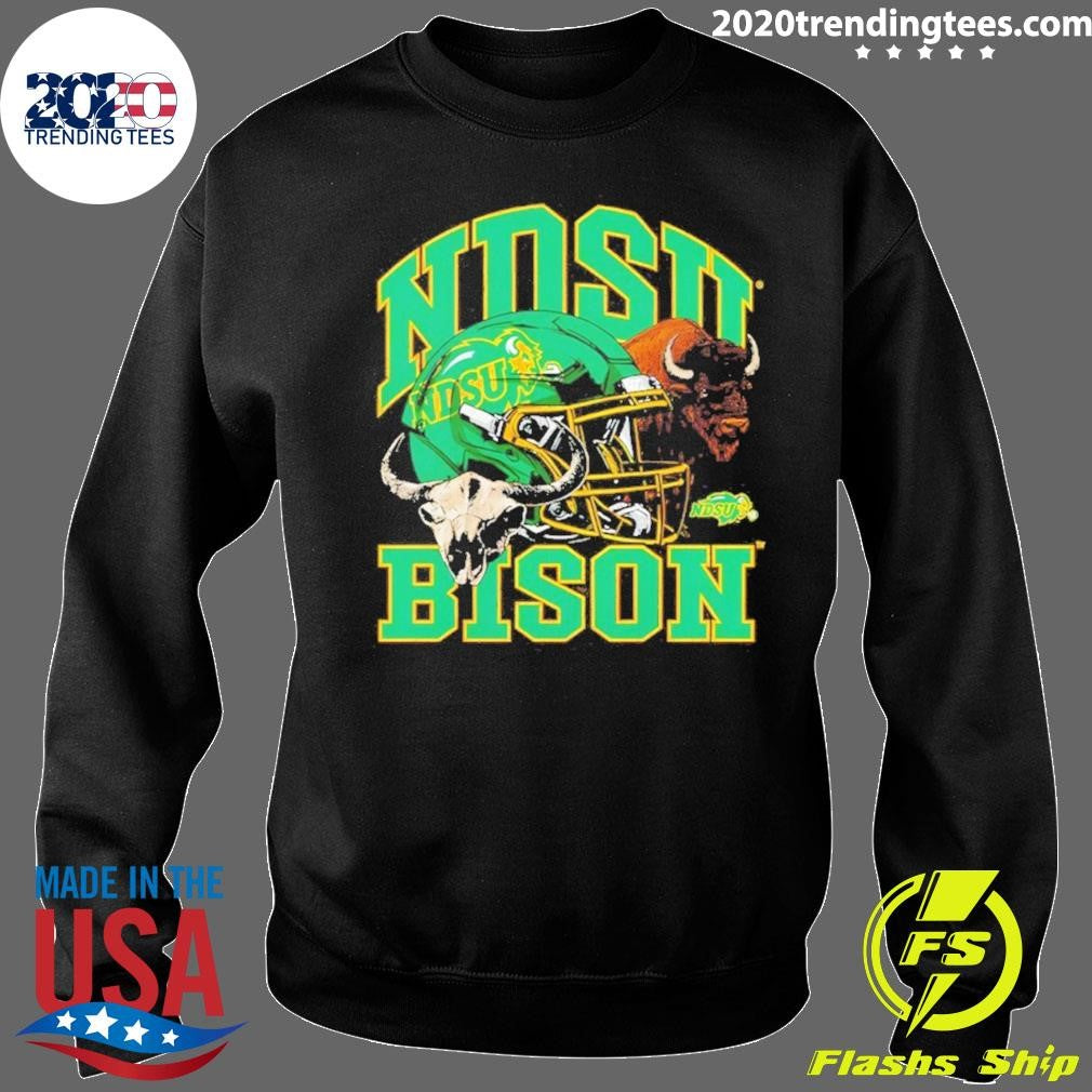 Football Ndsu Bison Vintage Helmet Shirt