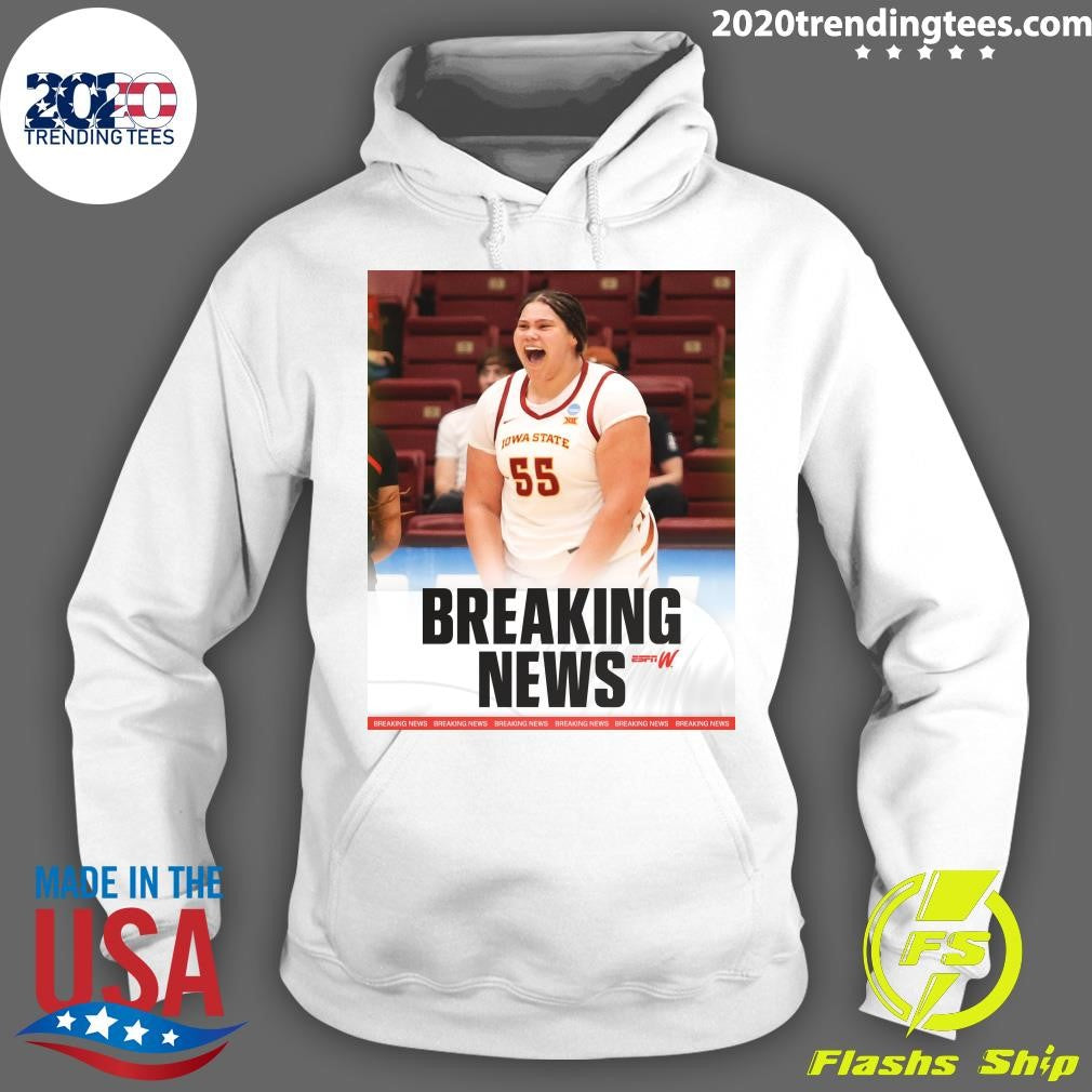 Former Iowa State center Audi Crooks has committed to Oklahoma State, she announced on social media Shirt