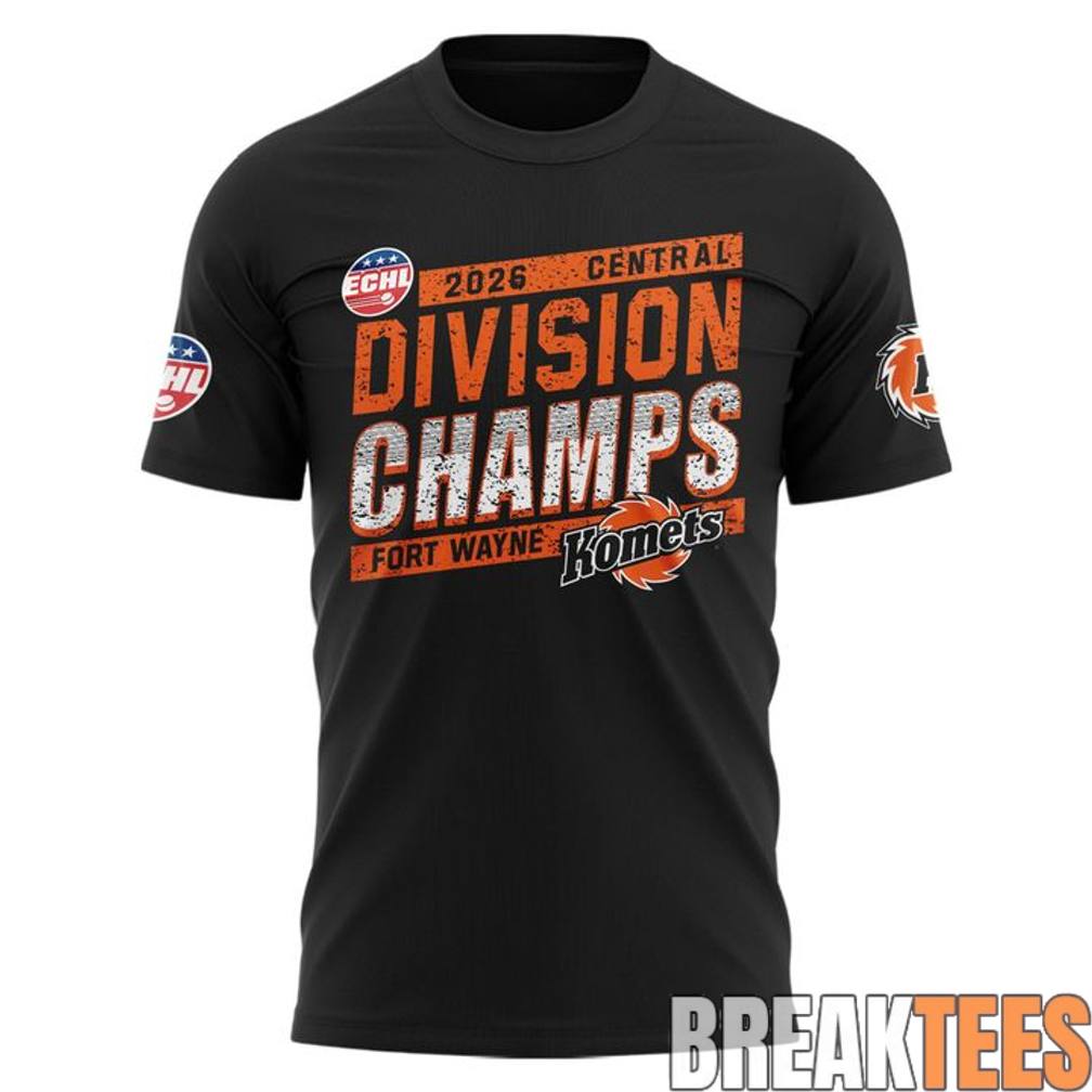 Fort Wayne Komets Central Division Champions 2026 Shirt