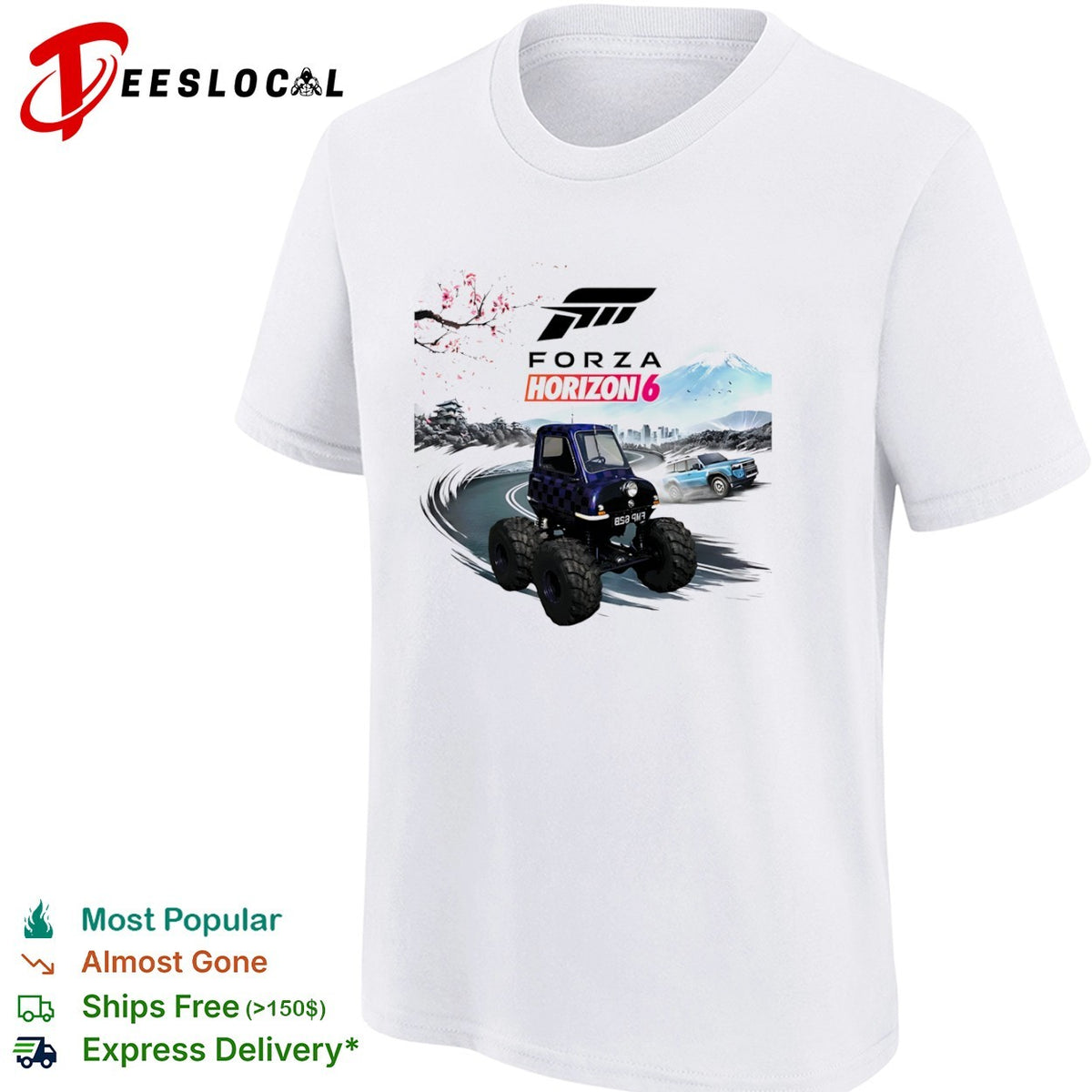 Forza Horizon 6 Peel P50 Monster Truck Japan Mountain Gaming shirt