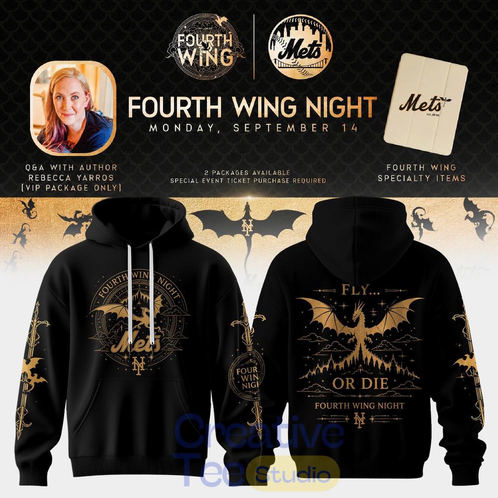 New York Mets x Fourth Wing Night 2026 Edition Hoodie