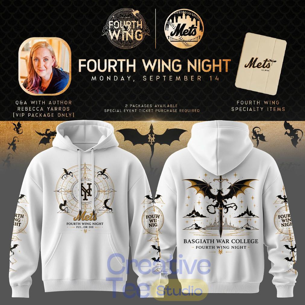 New York Mets x Fourth Wing Night 2026 Edition Hoodie