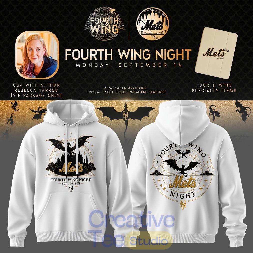 New York Mets x Fourth Wing Night 2026 Edition Hoodie