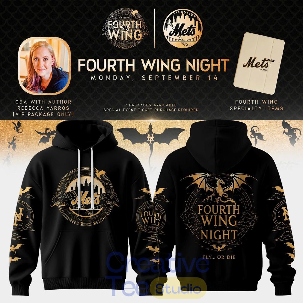 New York Mets x Fourth Wing Night 2026 Edition Hoodie
