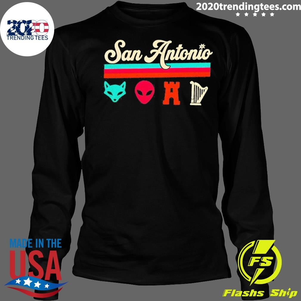 Fox Alien Castle Harper Go Spurs Go San Antonio Spurs Basketball Nba 2026 Shirt