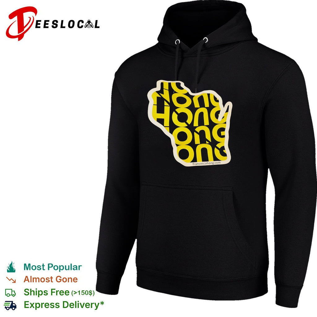 Francesca Hong Wisconsin State Map shirt