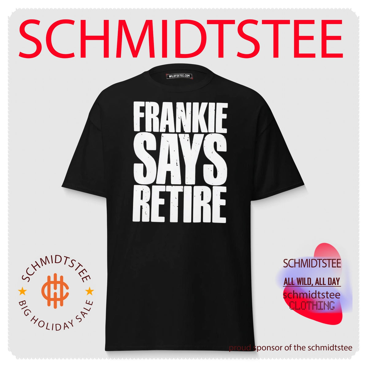 Frankie Says Retire Retro 80s shirt