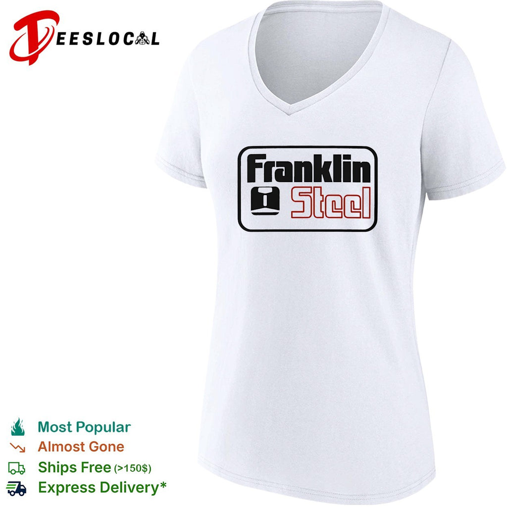Franklin Steel logo badge shirt