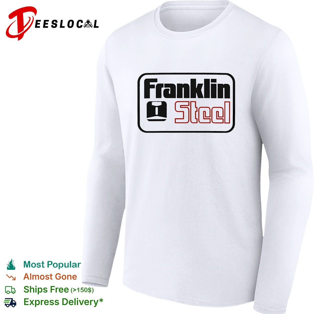 Franklin Steel logo badge shirt