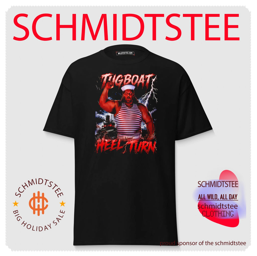 Fred Ottman Tugboat heel turn World Wrestling Federation shirt