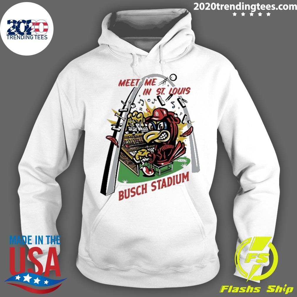 Fredbird Meet Me In St. Louis Busch Stadium Shirt