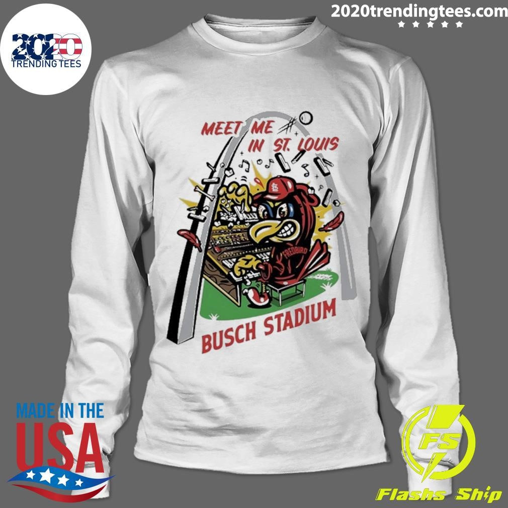 Fredbird Meet Me In St. Louis Busch Stadium Shirt