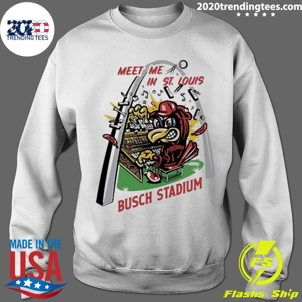 Fredbird Meet Me In St. Louis Busch Stadium Shirt