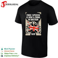 Free Speech is now a Crime in Britain Restore Britain Political Protests shirt