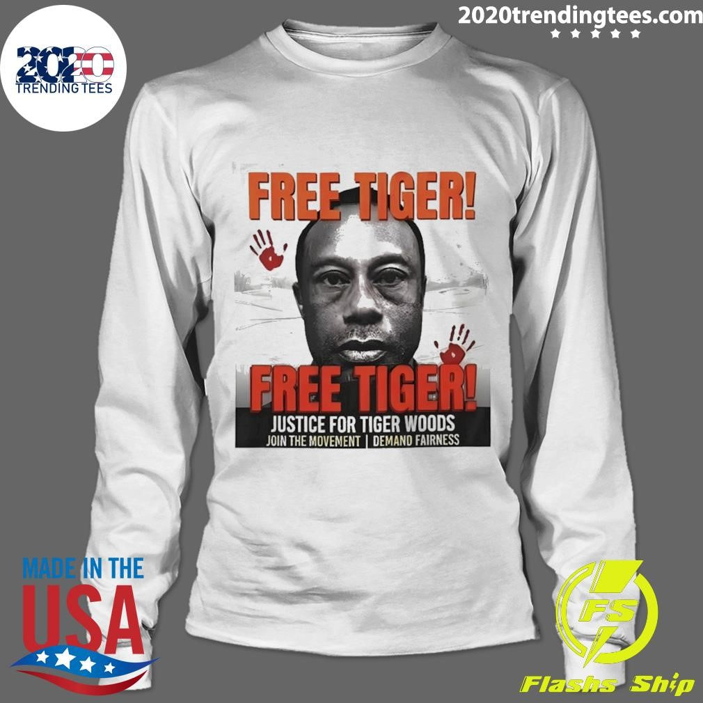 Free Tiger Woods Justice For Tigers Woods Shirt