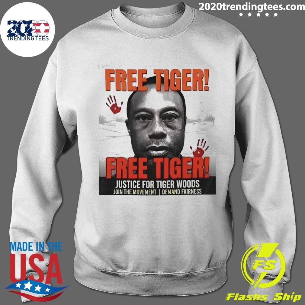 Free Tiger Woods Justice For Tigers Woods Shirt