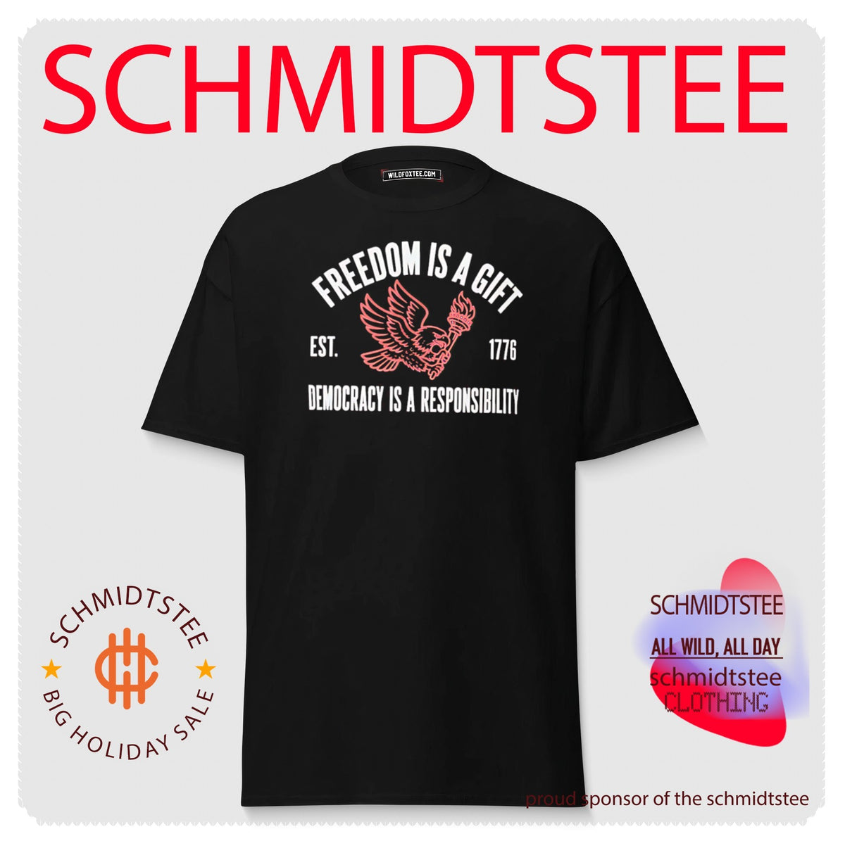 Freedom is a Gift Democracy is a responsibility shirt