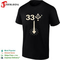 Freemason 33 spine bone shirt