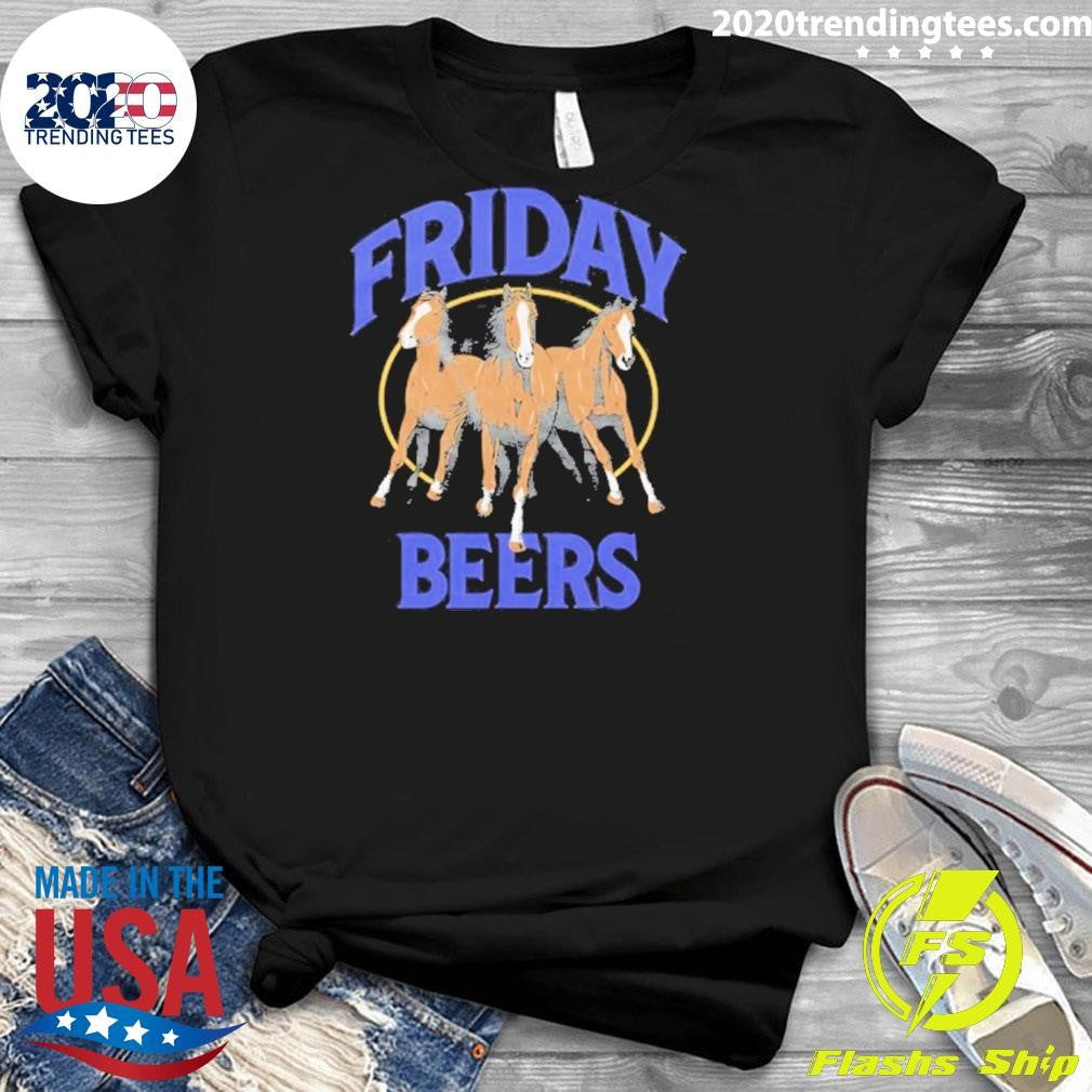 Friday Beers Derby Horse Shirt