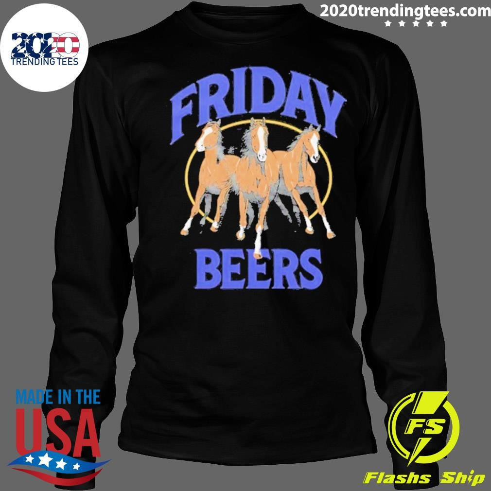 Friday Beers Derby Horse Shirt
