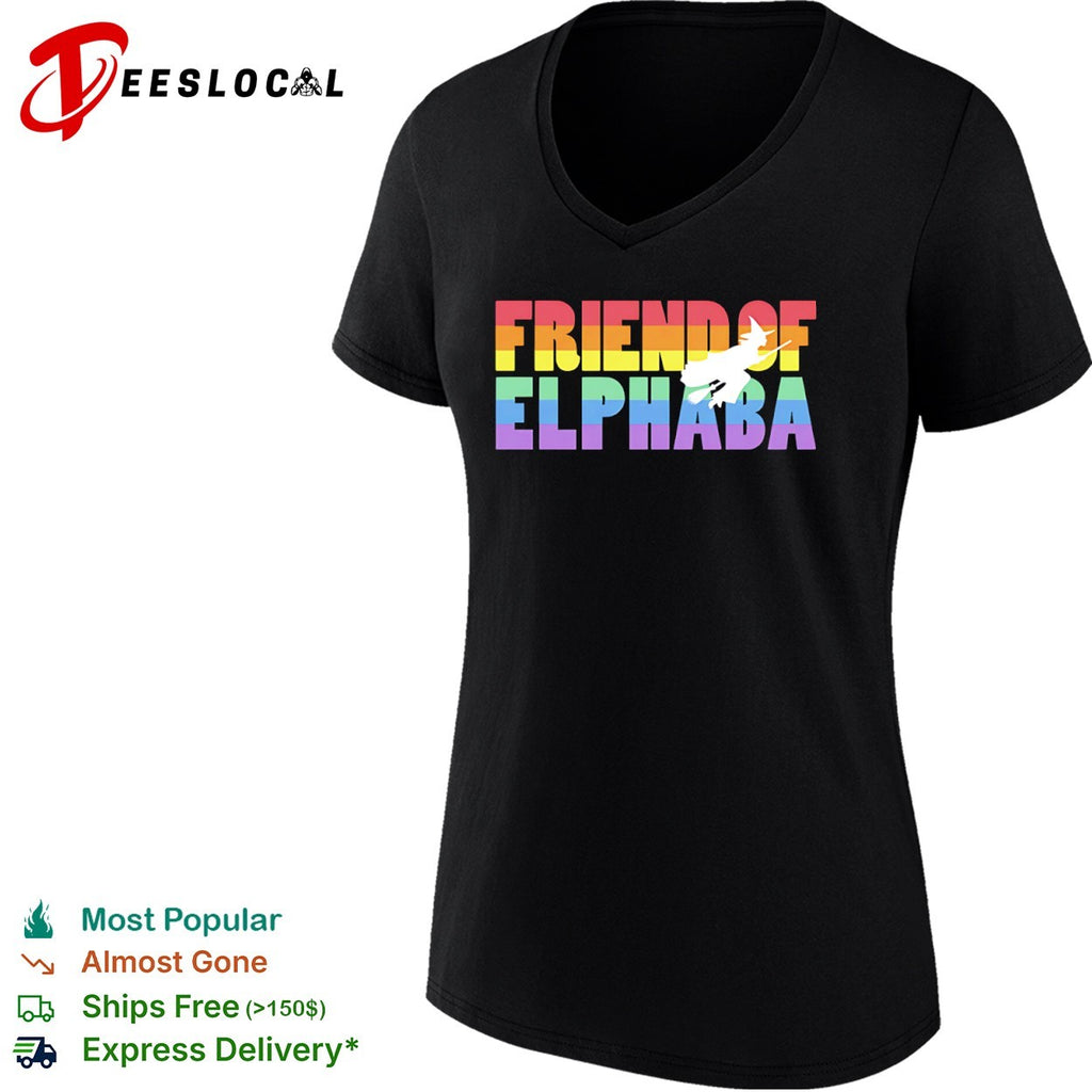 Friend of Elphaba Wicked Musical Theatre Pride Rainbow shirt